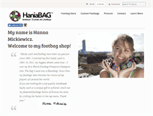 Tablet Screenshot of haniabag.com